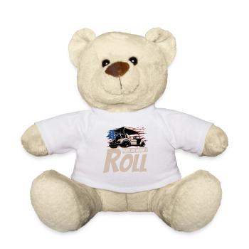 Voiturette de golf alors je roule un drôle de golfeur - Nounours - blanc - Devant