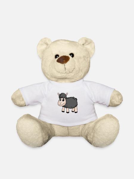 Schwarzes Schaf - Teddy - Weiß