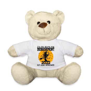 cadeau Halloween humour | Déguisement Halloween !! - Nounours - blanc - Devant