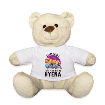 Hyène Cadeau Terre Loup Hyène - Nounours - blanc - Devant