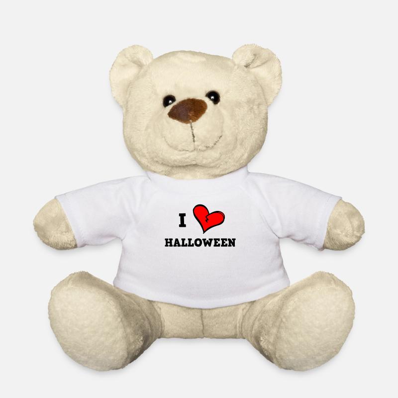 J’adore Halloween - Nounours - blanc