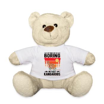Kangourou australien Kangourou d’Australie - Nounours - blanc - Devant