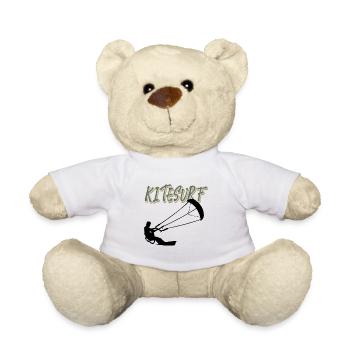 Kitesurf Kitesurfer Kitesurf Kiteboard - Nounours - blanc - Devant
