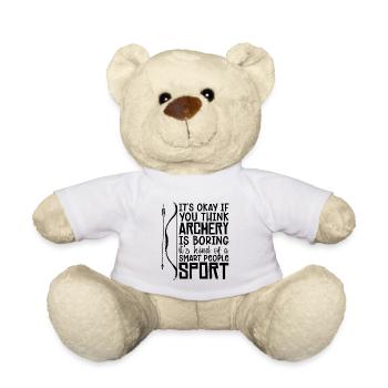 Its Okay If Archery Target Crossbow Hunting Archer - Teddy Bear - white - Front