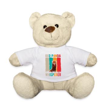 Roter Panda Flüsterer Red Panda Whisperer - Nounours - blanc - Devant