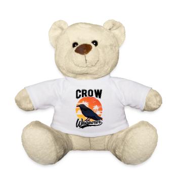 Crows Whisperer Corbeau Éleveur de corbeaux - Nounours - blanc - Devant