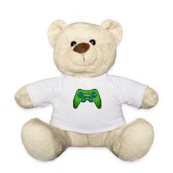 Manette de jeu vidéo Gamer Gamer Gaming Stream - Nounours - blanc - Devant