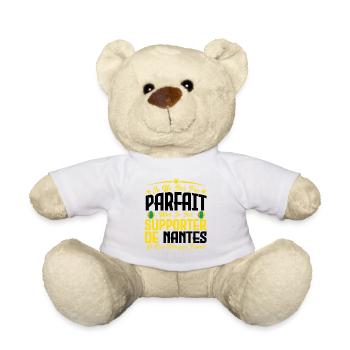 je ne suis pas parfait, supporteur de Nantes. - Nounours - blanc - Devant