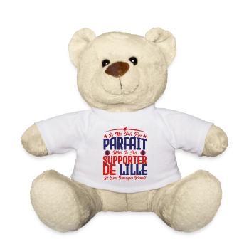 je ne suis pas parfait, supporteur de Lille. - Nounours - blanc - Devant