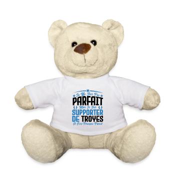 je ne suis pas parfait, supporteur de Troyes. - Nounours - blanc - Devant
