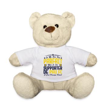 je ne suis pas parfait, supporteur de Pau Fc . - Nounours - blanc - Devant