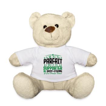 je ne suis pas parfait supporteur de Saint Étienne - Nounours - blanc - Devant