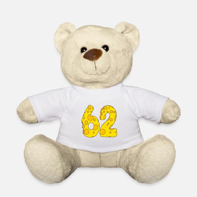 62 Jahre alt - 62. Geburtstag Geschenk - 1962 - Teddy - Weiß
