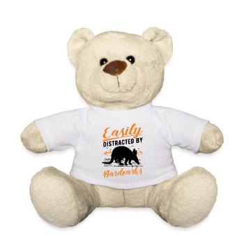 Facilement distrait par Aardvarks Aardvark - Nounours - blanc - Devant