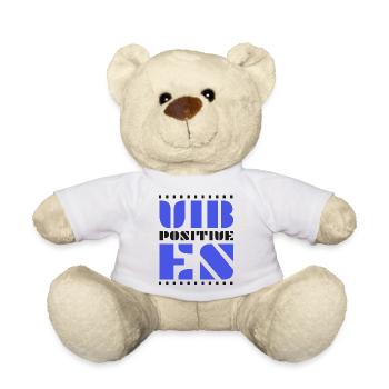 Positive Vibes - Teddy Bear - white - Front