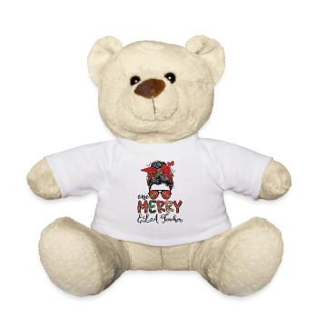 ELA Teacher Christmas English Language Arts Xmas - Teddy - Weiß - Vorne