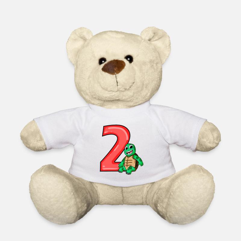 2 Jahre alt - 2 Geburtstag - Ich bin 2 - Teddy - Weiß