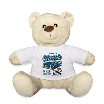 I'm Not Old I'm Classic Car Vintage Born In 1984 - Teddy Bear - white - Front