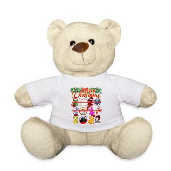 Joyeux Noël - Pyjam de Noël hilarant et drôle - Nounours - blanc - Devant
