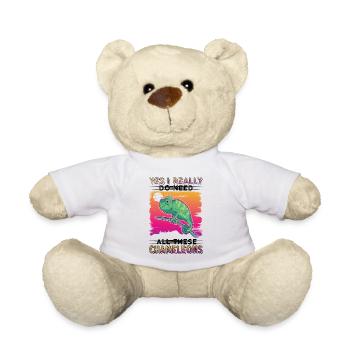 Caméléon Cadeau Caméléon - Nounours - blanc - Devant