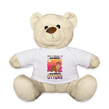 Loutre Cadeau Loutre Loutre Loutre Loutre de mer - Nounours - blanc - Devant