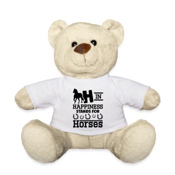 Horse Rider Horse lover Equestrian Athlete - Teddy Bear - white - Front