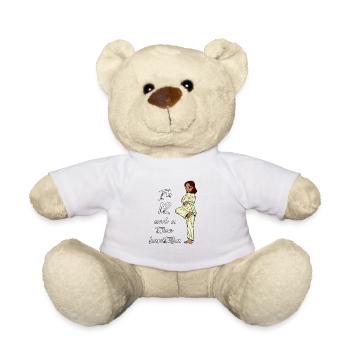 Ich bin 12 - Mädchen Karate - Teddy - Weiß - Vorne