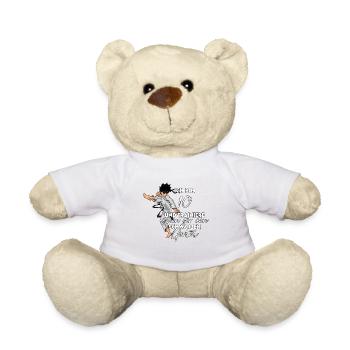 Ich bin 10 - Jungen Karate - Teddy - Weiß - Vorne