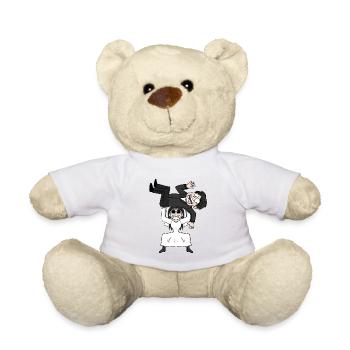 Drôle de mème de mariage - Nounours - blanc - Devant