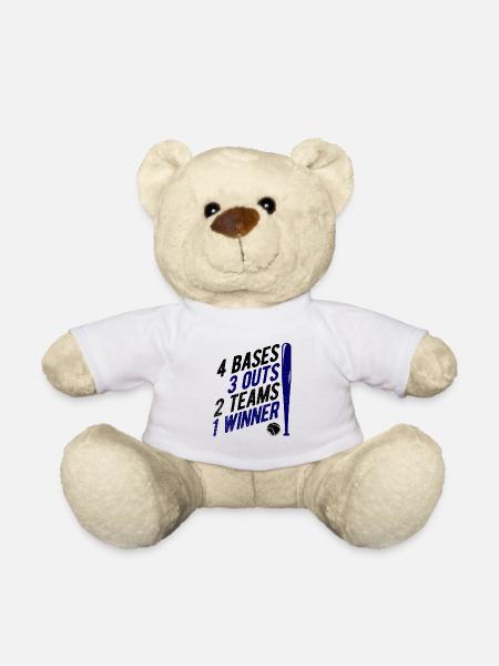 Baseball - Teddy - Weiß