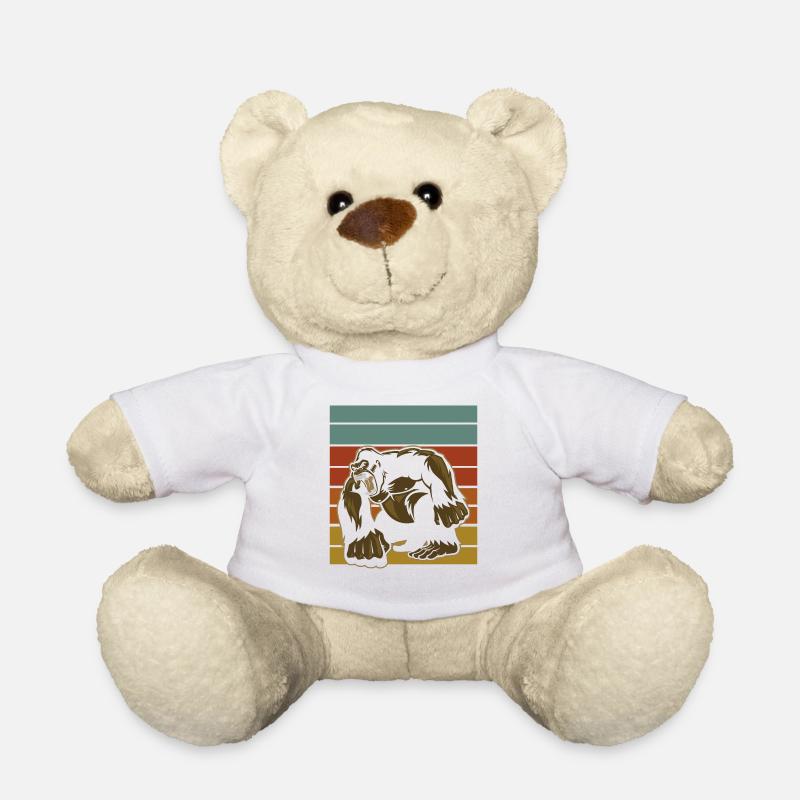 Gorilla - Teddy - Weiß