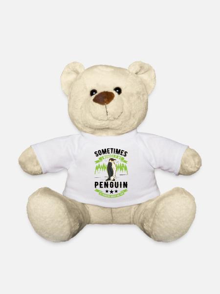 Penguin Penguin Emperor Penguin - Teddy Bear - white