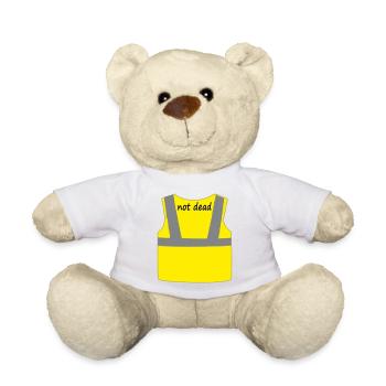 Gelbe Weste - Teddy - Weiß - Vorne