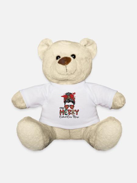 Critical Care Nurse Christmas Critical Care Xmas - Teddy - Weiß