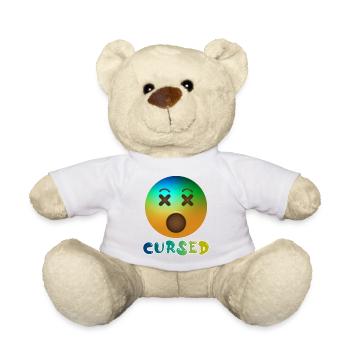 Chemise Emoji Maudite - Nounours - blanc - Devant