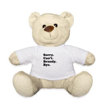 Entschuldigung, Kann Nicht Verabschieden - Brandy - Teddy - Weiß - Vorne
