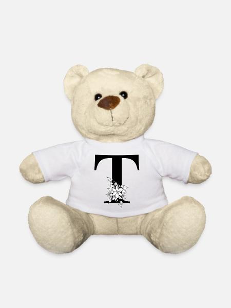 Buchstabe T - Teddy - Weiß