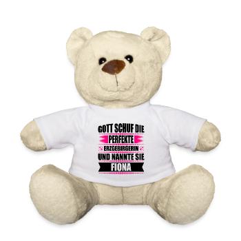 Erzgebirge Frau Namen Sachsen Fiona - Teddy - Weiß - Vorne