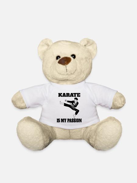 Kampfsport Hapkido Kampfkunst Karate Judo Aikido - Teddy - Weiß