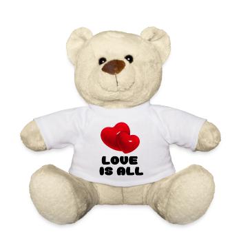 Love is everything # - Teddy Bear - white - Front