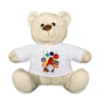 LES GNOMES DE NOËL MONTRENT VOS BOULES - Nounours - blanc - Devant