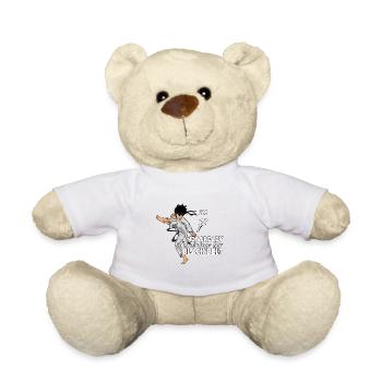 I' - Boy Karate - Teddy Bear - white - Front