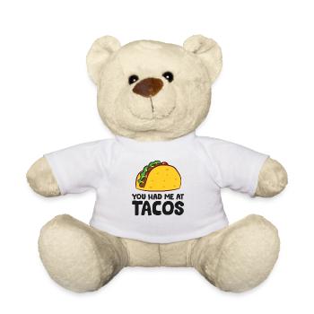 Ils m’aimaient au Tacos Cinco De Mayo - Nounours - blanc - Devant