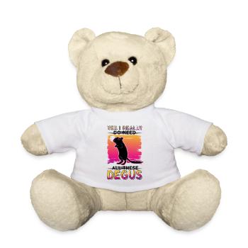 Oui, j’ai vraiment besoin de tous ces Degus - Nounours - blanc - Devant