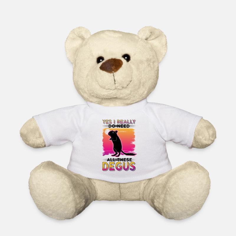 Yes I really do need all these Degus - Teddy - Weiß