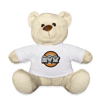 Halloween Kostüm Shirt, Halloween Geist niedlich - Teddy - Weiß - Vorne