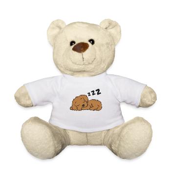 Cockapoo Dog Pajamas Drôle de Dormir Cockapoo - Nounours - blanc - Devant