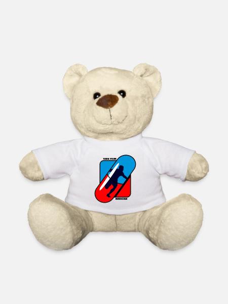 Prendre - Le vôtre - Médicament - Sports - Nounours - blanc