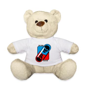 Prenez - votre - médicament - crâne - Nounours - blanc - Devant