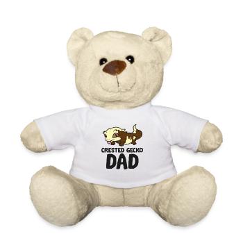 Crested Gecko Dad Lizard Reptile Crested Gecko - Teddy Bear - white - Front
